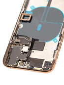 Tapa trasera para iPhone 11 Pro con componentes pequenos pre-instalados (Usado, Original, Grado B) (Dorado)