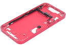 Carcasa intermedia con boton de encendido y volumen para iPhone 14 (Usada, Original, Grado C) (Rojo)