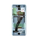 Pantalla OLED con marco para Samsung Galaxy S20 5G (Marco no Verizon 5G UW) Azul nube Original