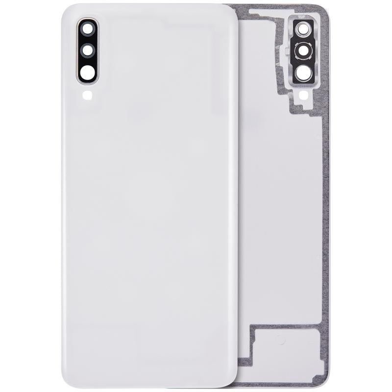 Tapa trasera de vidrio para Samsung Galaxy A70 (A705 / 2019) (Blanco)