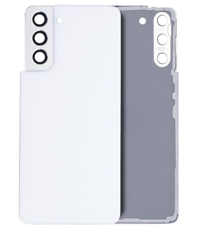 Tapa trasera con lente de camara para Samsung Galaxy S21 5G (Blanco Fantasma)