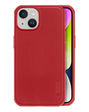 Estuche Resistente Matiz Asteroide para iPhone 14 Rojo 1 Paquete