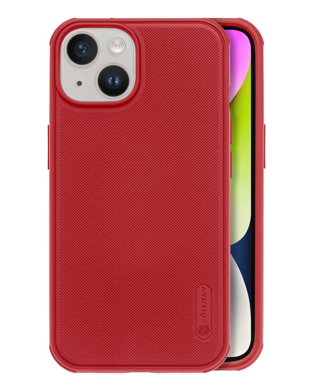 Estuche Resistente Matiz Asteroide para iPhone 14 Rojo 1 Paquete