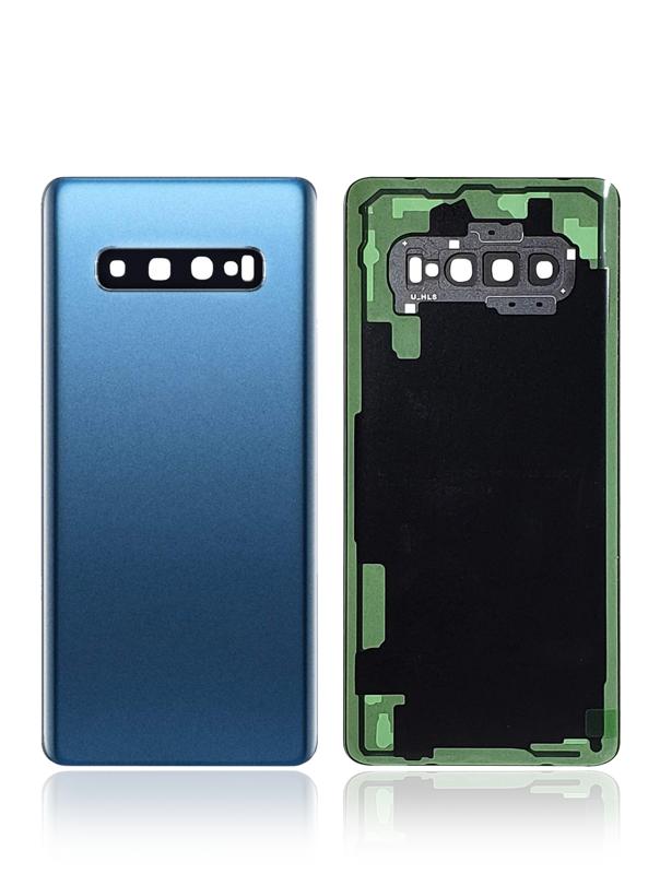 Tapa trasera con lente de camara para Samsung Galaxy S10 Plus (original) (Azul Prisma)