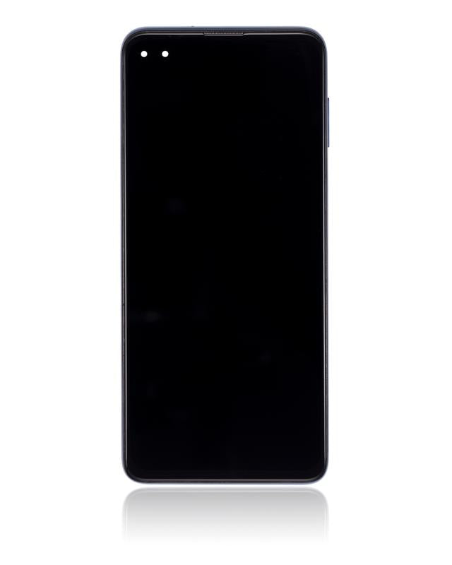 Pantalla LCD con marco para Motorola One 5G (Surfing Blue)