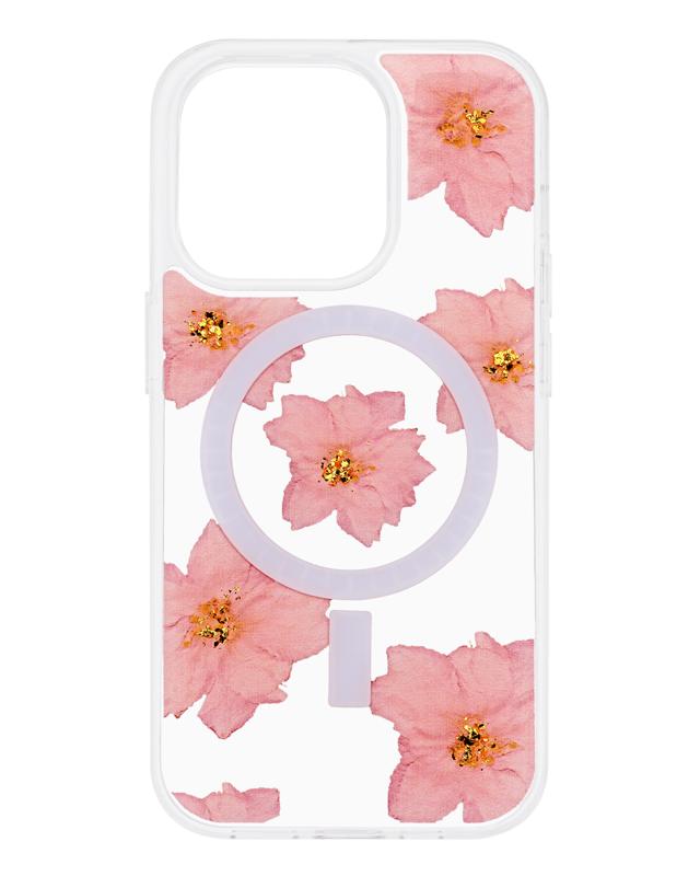 Funda Slim Antlr Bloom para iPhone 14 Pro MagSafe Rosa 01