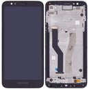 Pantalla LCD con marco para Motorola Moto E6 (XT2005 / 2019) original (Negro)