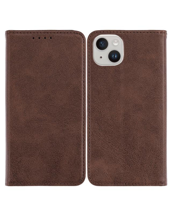 Funda tipo cartera Antlr Frontier para iPhone 14 Plus color marron 1 PACK