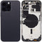 Tapa trasera para iPhone 14 Pro Max (Version Internacional) sin logo (Negro Espacial)