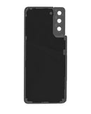 Tapa trasera con lente de camara para Samsung Galaxy S21 Plus (Negro Fantasma)