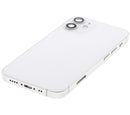 Tapa trasera con componentes pequenos pre-instalados para iPhone 12 Mini (Version US) (Original Usado: Grado B) (Blanco)