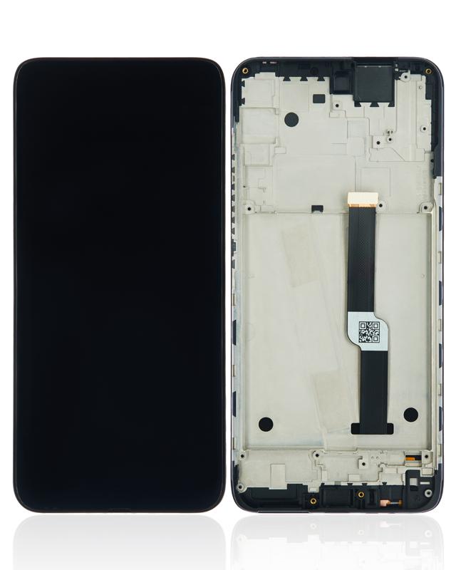 Pantalla LCD con marco para Motorola One Fusion Plus (XT2067 / 2020) Original (Negro)