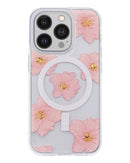 Funda Slim Antlr Bloom para iPhone 14 Pro MagSafe Rosa 01