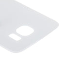 Tapa trasera de cristal para Samsung Galaxy S6 (Sin logo) (Blanco)