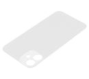 Tapa trasera para iPhone 12 Mini con adhesivo 3M (Agujero grande para camara) (Blanco)