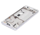 Pantalla LCD con marco para Motorola Moto G 5G (XT2113-3 / 2020) (Plata Mate)