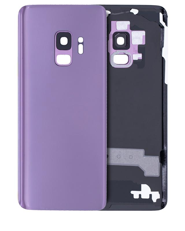 Tapa trasera con lente de camara para Samsung Galaxy S9 (Morado Lila)