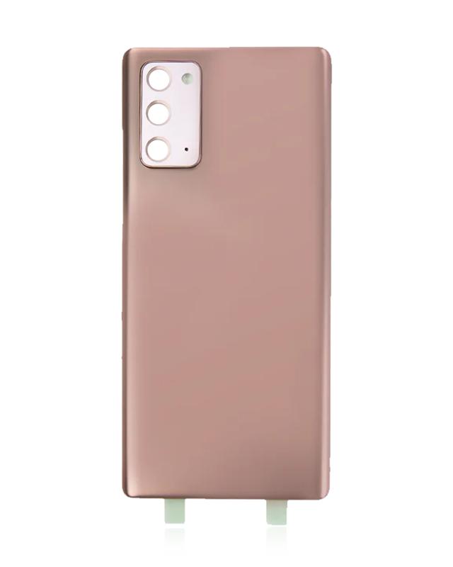 Tapa trasera con lente de camara para Samsung Galaxy Note 20 Ultra (Mystic Bronze) original