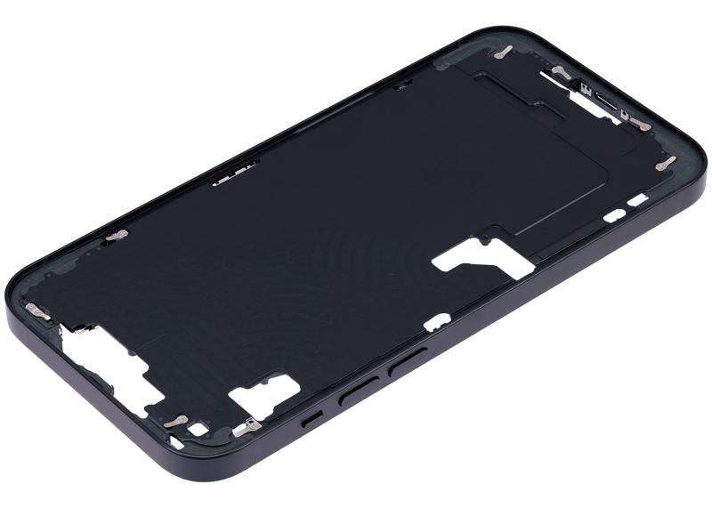 Carcasa media con botones de encendido y volumen para iPhone 14 Plus (version US) (Midnight)