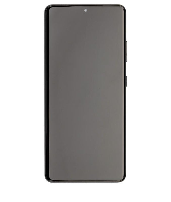 Pantalla OLED para Samsung Galaxy S21 Ultra 5G con marco (Original) (Negro Fantasma)