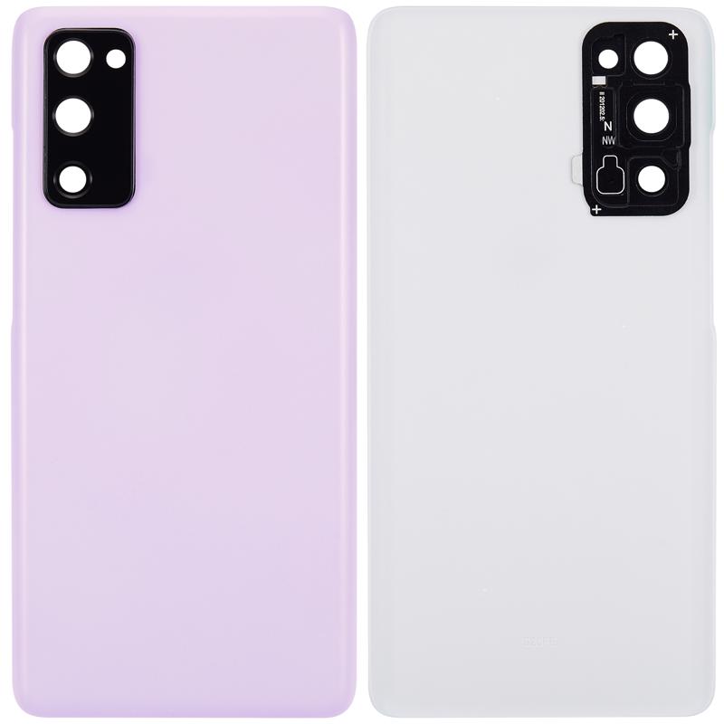 Tapa trasera con lente de camara para Samsung Galaxy S20 FE 5G (Cloud Lavender)