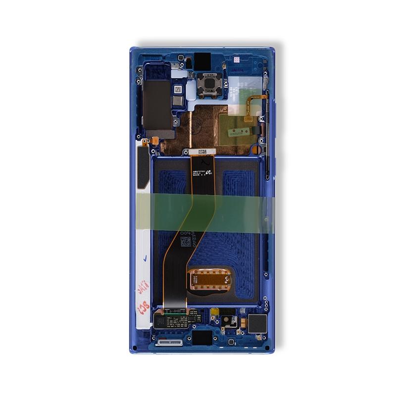 Pantalla OLED con marco para Samsung Galaxy Note 10 Plus / 5G Original (Aura Azul)