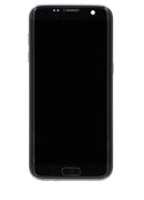 Pantalla OLED con marco para Samsung Galaxy S7 Edge (G935F) Negro Onyx reacondicionado