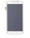 Pantalla OLED para Samsung Galaxy S4 con marco (Blanco)