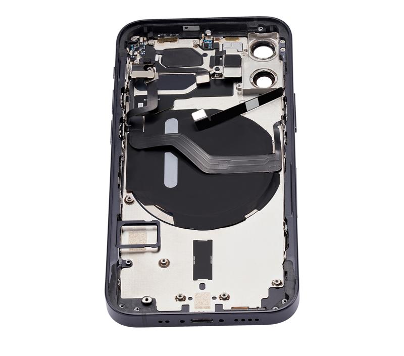 Tapa trasera para iPhone 12 Mini (Version US) sin logo (Negro)