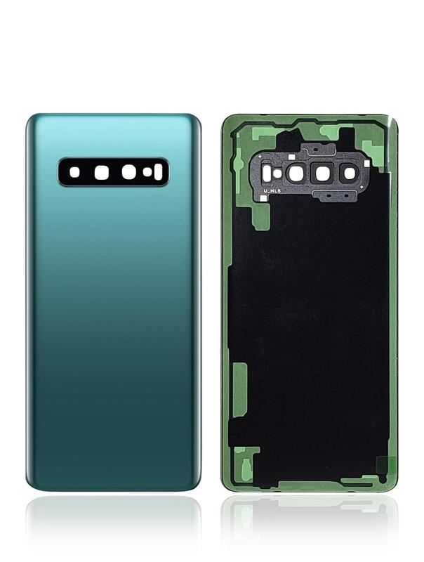 Tapa trasera con lente de camara para Samsung Galaxy S10 Plus (Verde Prisma)