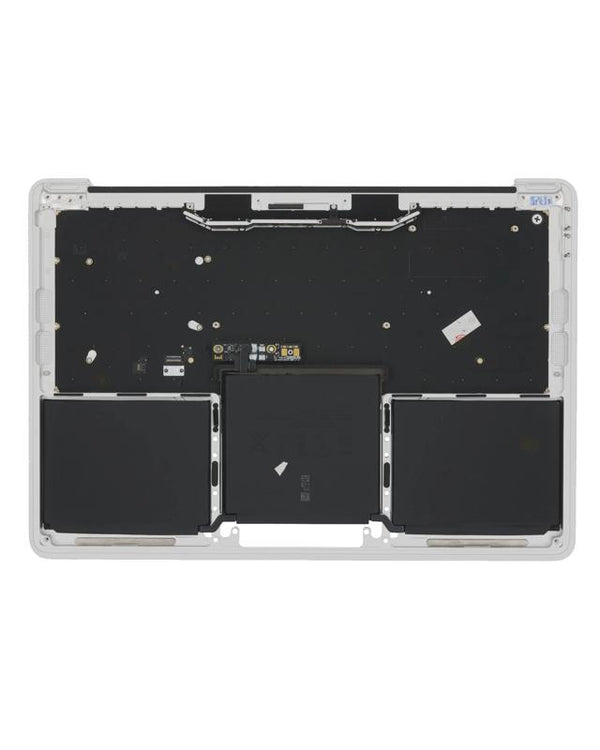 Cubierta superior con bateria y teclado para MacBook Pro 13" Retina (A1708 / Finales de 2016) (Teclado UK) (Usada original) (Plateado)