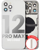 Tapa trasera para iPhone 12 Pro Max (Version US) sin logo (Plata)