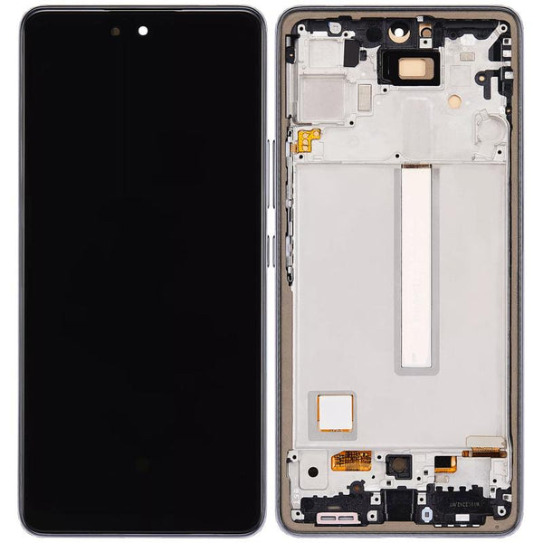 Pantalla OLED para Samsung Galaxy A53 / A53 5G (A535 / A536 / 2022) con marco (Negro)