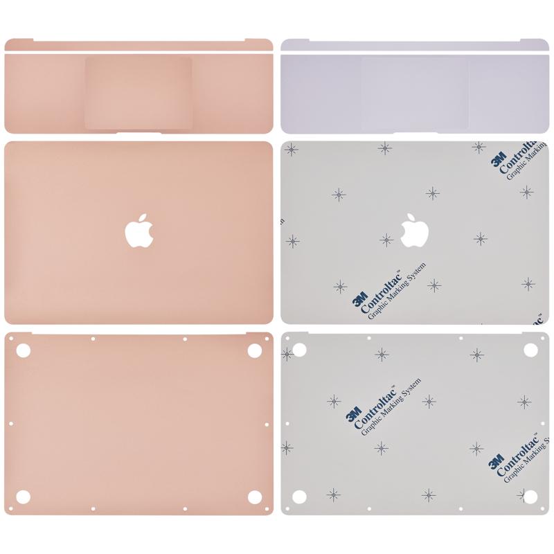 Cubierta 4 en 1 (Superior, Inferior, Teclado, Reposamanos) para MacBook Air 13" Retina (A1932 / Finales de 2018 / Principios de 2019) (Oro Rosa)