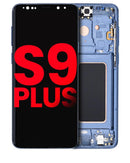 Pantalla OLED con marco para Samsung Galaxy S9 Plus (Azul Coral)