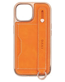 Funda tipo Cartera Ruva Hiba para iPhone 14 Plus Naranja Quemado 1 Paquete