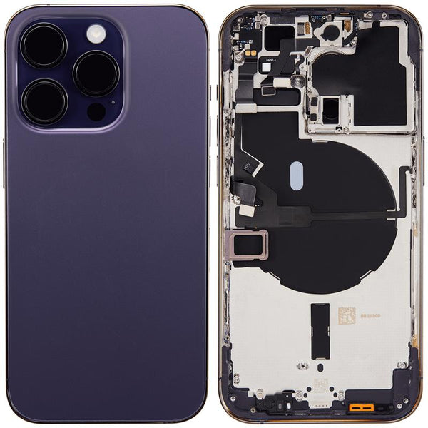 Tapa trasera para iPhone 14 Pro (Version Internacional) (Sin Logo) (Morado Oscuro)