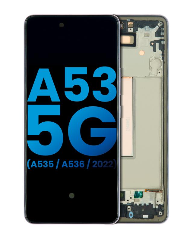 Compra la pantalla Incell con marco para Samsung Galaxy A53 5G (A536 / 2022) en Guatemala, la mejor opción para tu reparación.