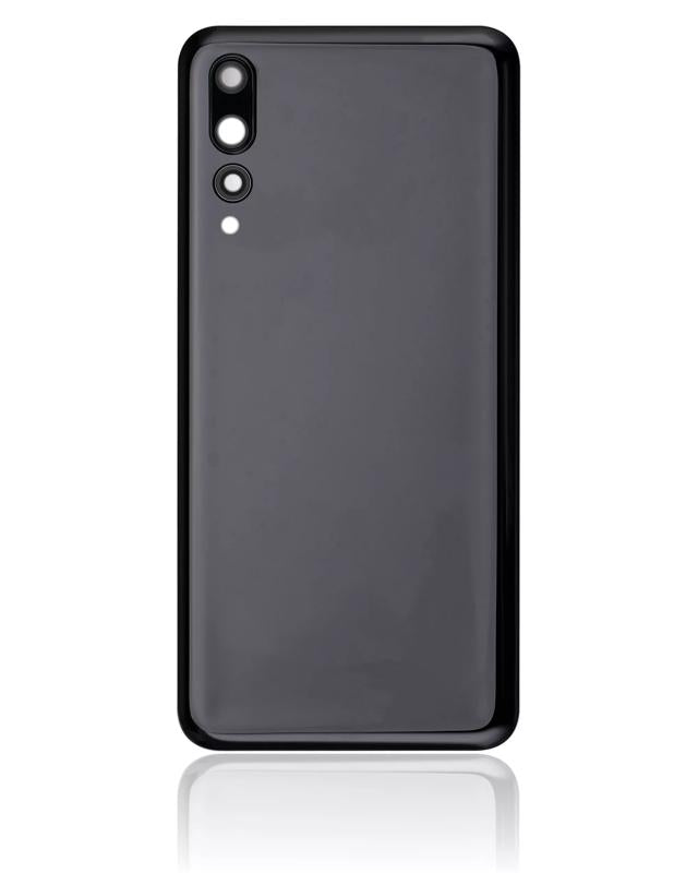 Tapa trasera con lente de camara para Huawei P20 Pro (Negro)