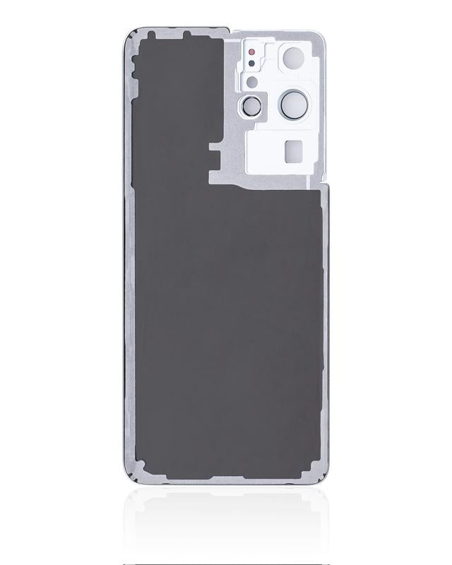 Tapa trasera con lente de camara para Samsung Galaxy S21 Ultra (Phantom Silver)