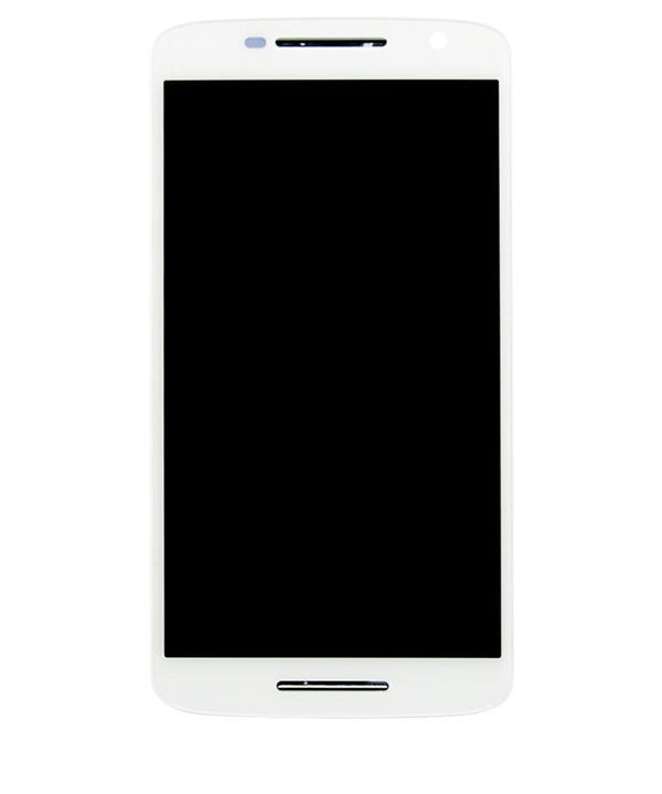 Pantalla LCD con marco para Motorola Droid Maxx 2 / Moto X Play (Blanco)