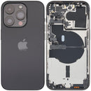 Tapa trasera con componentes para iPhone 14 Pro (Version Internacional) (Original Usada: Grado A) (Negro Espacial)