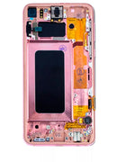 Pantalla OLED para Samsung Galaxy S10E con marco (Original) (Rosa Flamingo)