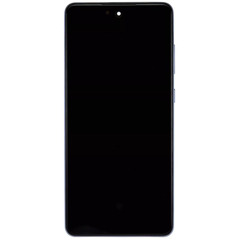 Pantalla OLED con marco para Samsung A72 (A725 / 2021) Azul