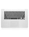 Carcasa superior con teclado y trackpad para MacBook Pro 15" Retina (A1398 / Mediados 2015) Ingles UK original usada