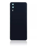 Tapa trasera con lente de camara para Huawei P20 (Negro)