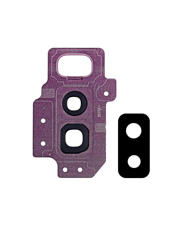 Lente de Camara Trasera con Marco para Samsung Galaxy S9 Plus (Morado)