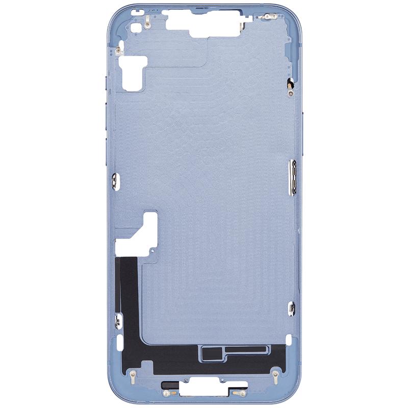 Carcasa intermedia con botones de encendido y volumen para iPhone 14 Plus (Version EE.UU.) Azul