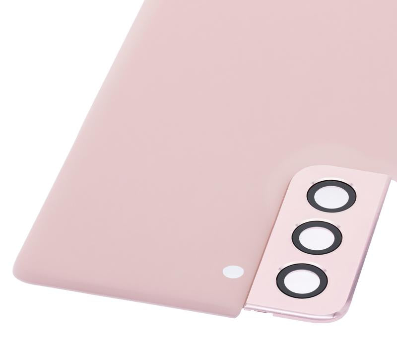 Tapa trasera con lente de camara para Samsung Galaxy S21 5G (Rosa Fantasma)