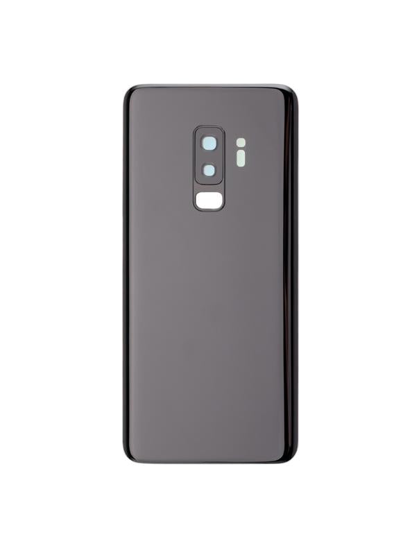 Tapa trasera con lente de camara para Samsung Galaxy S9 Plus (Original) (Negro Medianoche)